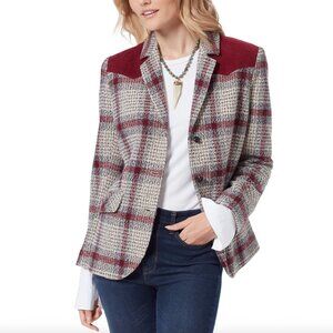 Sam Edelman Burgundy Tailored Blazer | Size XL | Excellent Condition